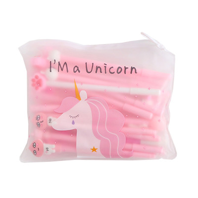 Bộ 5 bút bi hồng cute cho cô nàng dễ thương