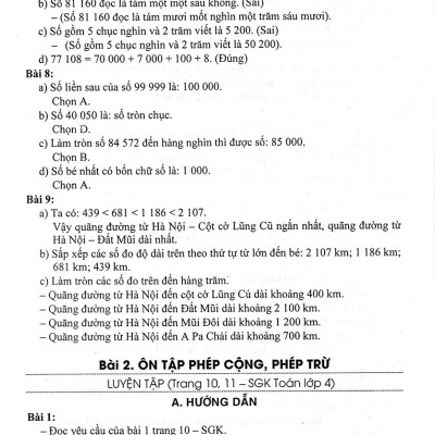 Combo Hướng Dẫn Học Tốt Toán Lớp 4 Tập 1 + 2 (Dùng Kèm SGK Chân Trời Sáng Tạo) (Bộ 2 Cuốn) - HA