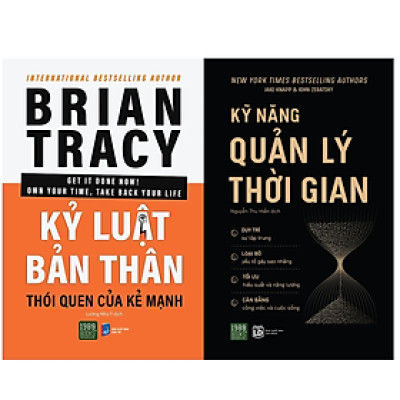 Combo 2Q : Kỷ Luật Bản Thân, Thói Quen Của Kẻ Mạnh + Kỹ Năng Quản Lý Thời Gian