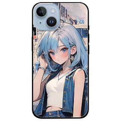 Ốp lưng dành cho Iphone 15 - 15 Plus - 15 Pro - 15 Pro Max - Anime Cô Gái Áo Jean - Hàng Chính Hãng