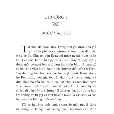 Bộ Sách Robinson Crusoe - Tập 1 + 2 (Bộ 2 Tập)