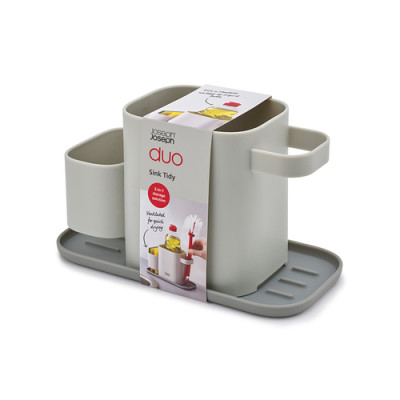 Hộp Đựng Xà Phòng, Miếng Rửa Chén & Cây Cọ Rửa Joseph Joseph Duo 80073 Hàng Chính Hãng