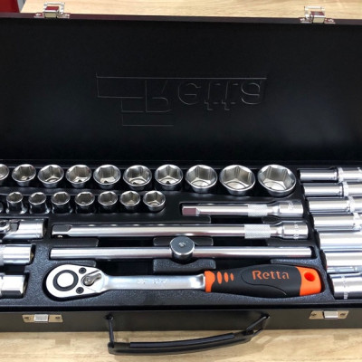 Bộ cần lực - đầu nối 32 chi tiết (6 cạnh) 1/2 inch Retta RLT3201