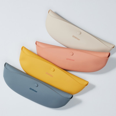 Yếm Ăn Dặm Cho Bé LocknLock Little Luv Silicone Feeding LBB430, Hàng Chính Hãng, Gấp Gọn - JoyMall