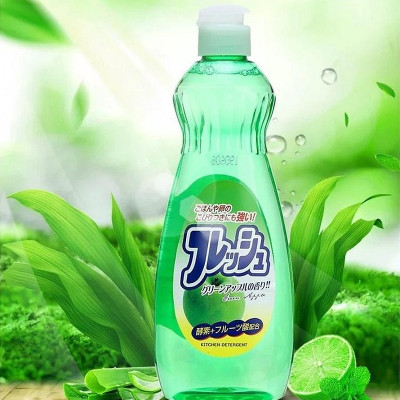 Nước rửa chén bát rau củ quả, đồ ăn dặm cho bé Rocket 600ml - Made in Japan