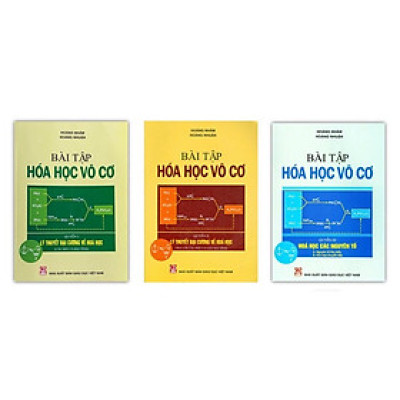 Sách - Combo 3 cuốn - Bài Tập Hóa Học Vô Cơ (DN)