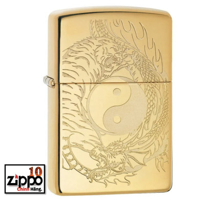 Bật lửa Zippo 49024 Tiger and Dragon Design - Chính hãng 100%