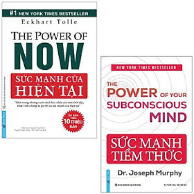 Combo Sách Sức Mạnh Tiềm Thức + Sức Mạnh Của Hiện Tại (Bộ 2 Cuốn)