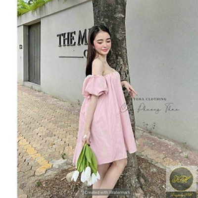 SƠMI HỞ VAI ĐẸP-ÁO HỞ VAI NỮ PHOM DÀI RỘNG GIẤU QUẦN LOAN BOUTIQUE252