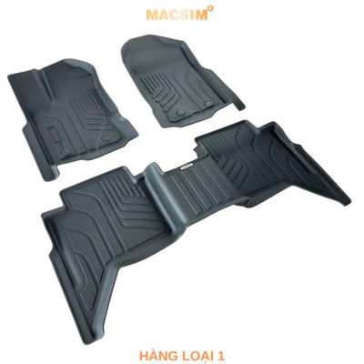 Thảm lót sàn 1 lớp sd3 Ford Ranger 2012-2021 Nhãn hiệu Macsim  (Giảm giá nhưng chất lượng không giảm)