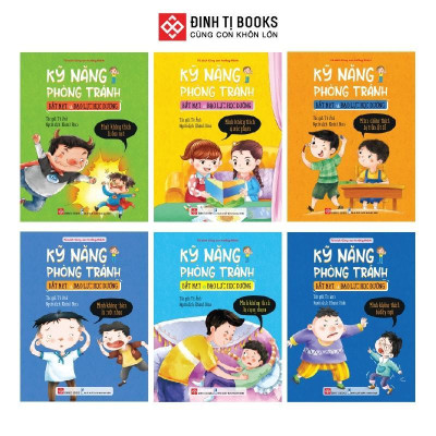 Sách - Kỹ Năng Phòng Tránh Bắt Nạt Và Bạo Lực Học Đường - Cho Trẻ 4 - 12 Tuổi - Combo 10 Cuốn - Đinh Tị Books