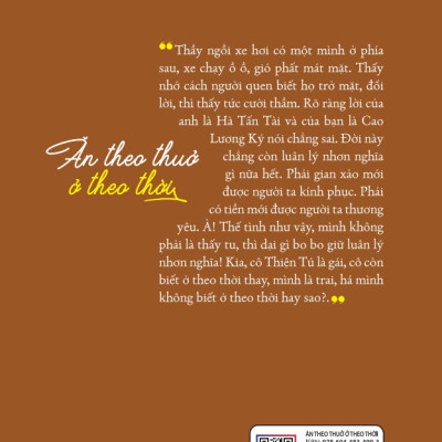 Ăn theo thuở ở theo thời (Tái bản 2024) - Hồ Biểu Chánh - NXB