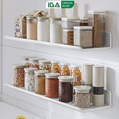 Kệ gia vị dán tường đa năng thương hiệu IGA - GM178