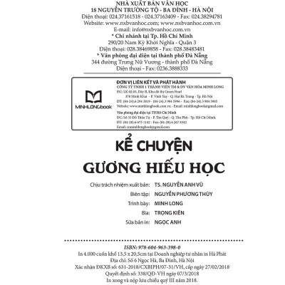 Sách: Kể chuyện gương hiếu học - B44 - TSTH
