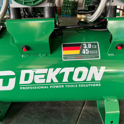 MÁY NÉN KHÍ KHÔNG DẦU 1250Wx2, 3,0HP 45L DEKTON DK-AC2945PLUS - HÀNG CHÍNH HÃNG