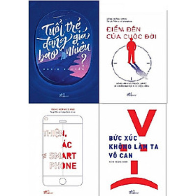 Combo Bức xúc không làm ta vô can + Tuổi trẻ đáng giá bao nhiêu + Thiện ac smartphone + Điểm đến cuộc đời