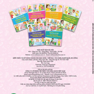 Combo 2 Quyển Kiến Thức Và Kỹ Năng Dành Cho Học Sinh: Thể Dục, Vui Chơi, Nghỉ Ngơi, Ăn Uống + Giữ Gìn Vệ Sinh