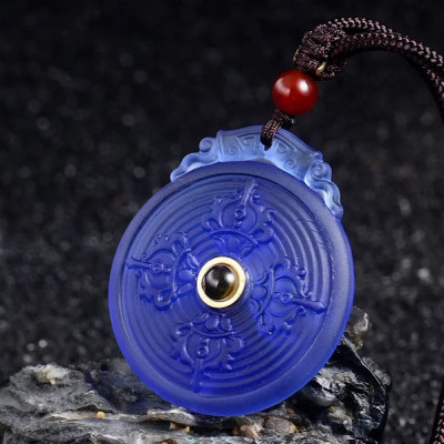 DÂY CHUYỀN TÂM CHÚ PHẬT DƯỢC SƯ ĐÁ LƯU LY