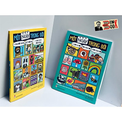 [combo 2 cuốn] MỘT NGÀY TRONG ĐỜI CỦA CON LƯỜI, CON NGƯƠI VÀ CON NGƯỜI – MỘT NGÀY TRONG ĐỜI CỦA NGƯỜI HANG, NỮ HOÀNG VÀ ANH EM HỌ HÀNG – NXB KIM ĐỒNG – in màu toàn bộ