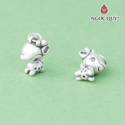 Charm bạc hình chú nai bambi dễ thương treo - Ngọc Quý Gemstones