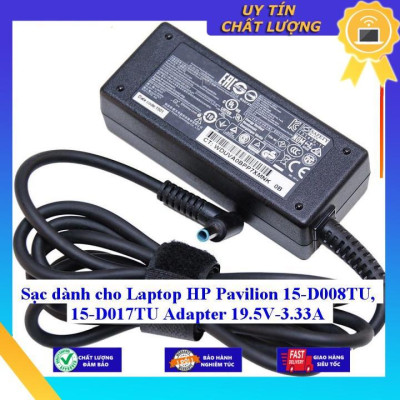 Sạc dùng cho Laptop HP Pavilion 15-D008TU 15-D017TU Adapter 19.5V-3.33A - Hàng Nhập Khẩu New Seal