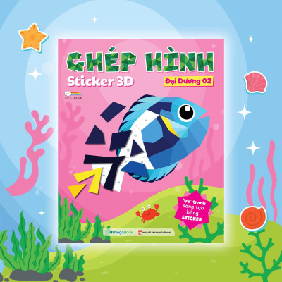 Sách - Ghép Hình Sticker 3D - Đại Dương 02