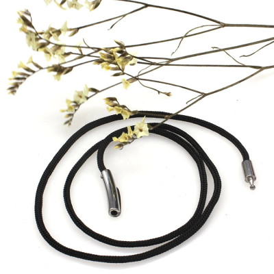 Dây Chuyền Nam Nữ - Dây Dù Chốt Inox ( Hàng Chính Hãng ) Bạc Hiểu Minh DDN056