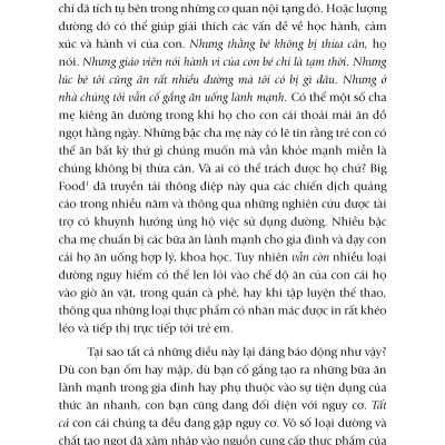  GIÚP CON NÓI “KHÔNG” VỚI ĐƯỜNG - Những mối nguy hiểm tiềm ẩn của Đường gây nguy hại đến sức khỏe của con bạn và Những điều bạn có thể làm
