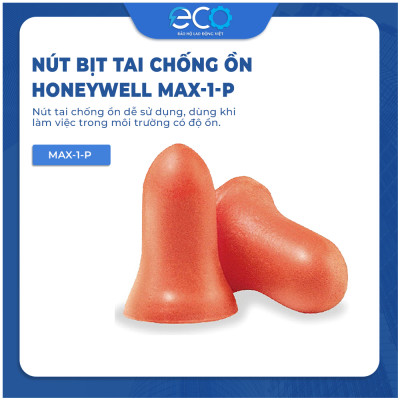 Nút tai chống ồn cao cấp Honeywell Max 1 - Nút bịt tai chống ồn khi đi ngủ, ôn thi, đi máy bay, công trình, xưởng in