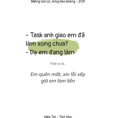 Miệng Nói Có, Lòng Bảo Không