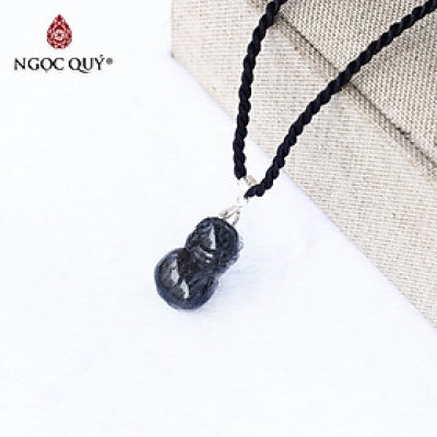 Mặt dây chuyền tỳ hưu thạch thạch anh tóc đen hợp mệnh thủy, mệnh mộc - Ngọc Quý Gemstones