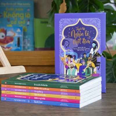 Sách - Hộp sách (6 tập): Tuyển tập Nghìn lẻ một đêm Đinh Tị Books