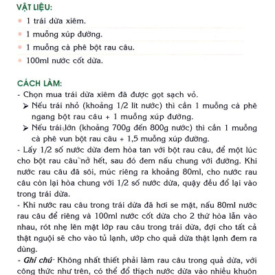 Các Món Giải Nhiệt Được Nhiều Người Ưa Thích