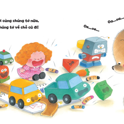 Tủ Sách Ehon Cho Bé - Dọn Dẹp Đồ Chơi - Bìa Cứng