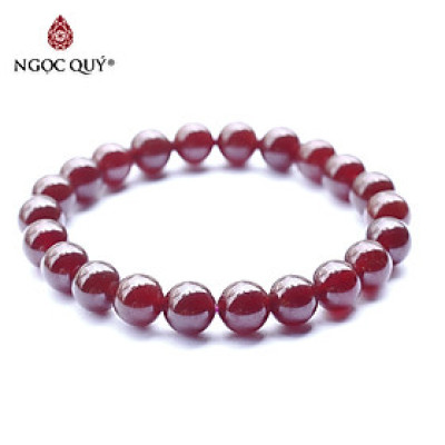 Vòng tay đá garnet AAA mệnh hỏa, thổ - Ngọc Quý Gemstones