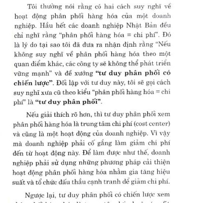 Sách - Chiến Lược Phân Phối Hàng Hóa Tuyệt Vời