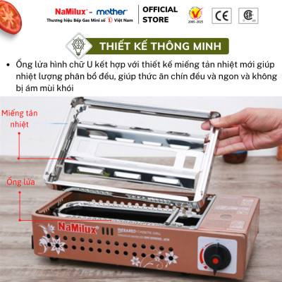 Bếp Nướng Hồng Ngoại NaMilux NA-24N I Tiện Lợi An Toàn Cho Mọi Gia Đình I Bảo Hành 06 Tháng I Hàng Chính Hãng