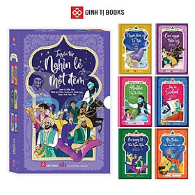 Hộp sách 6 tập - Nghìn lẻ một đêm - Đinh Tị Books
