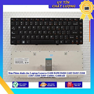 Bàn Phím dùng cho Laptop Lenovo G480 B490 B480 G485 B485 Z380 Z385 Z480 Z485 G480A G480AH - Hàng Nhập Khẩu New Seal
