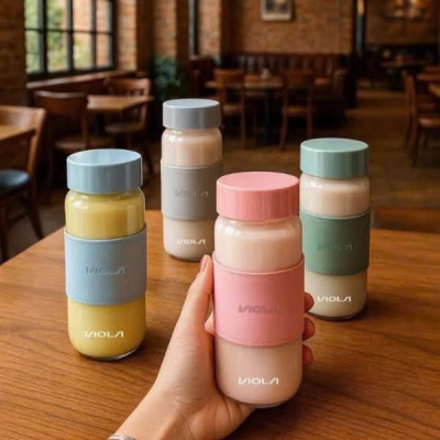 Set 4 bình thủy tinh Viola Borosilicate Dung tích 500ml/bình hàng chính hãng