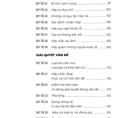 NHỮNG QUY TẮC TƯ DUY