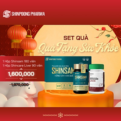 SET QUÀ TẶNG SỨC KHỎE - Shinpoong Pharma