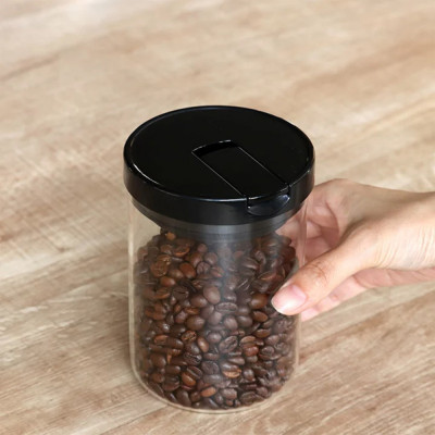 Hộp thủy tinh chịu nhiệt Hario đựng cà phê 800ml MCNR-200-B