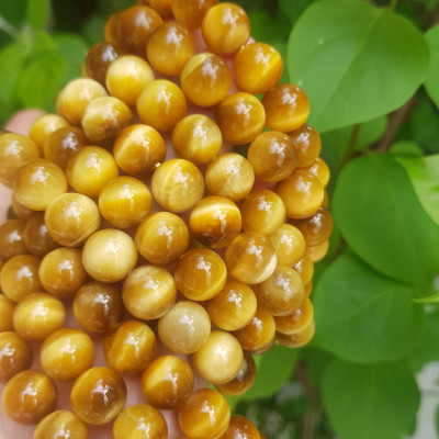 Vòng Tay Phong Thủy Đá Mắt Hổ tự nhiên  Size 10mm loại Bóng Đẹp  Chuẩn Hợp Nữ mệnh Kim Thổ Thủy đeo lên tay bóng đẹp sang, tốt sức khỏe hợp tuổi hợp mệnh hợp làm ăn ạ