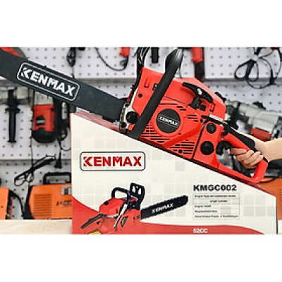 Máy cưa xích 520mm chạy xăng Kenmax KMGC002- Hàng chính hãng