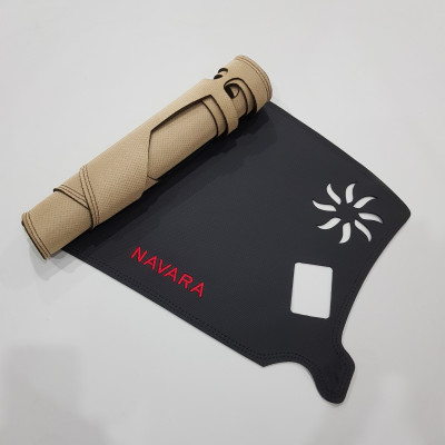 Thảm da Taplo vân carbon Cao cấp dành cho xe Nissan Navara