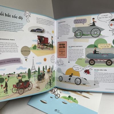 [combo 2 cuốn] Lịch sử chế tạo MÁY BAY – Lịch sử chế tạo XE HƠI – in màu toàn bộ - Nhã Nam