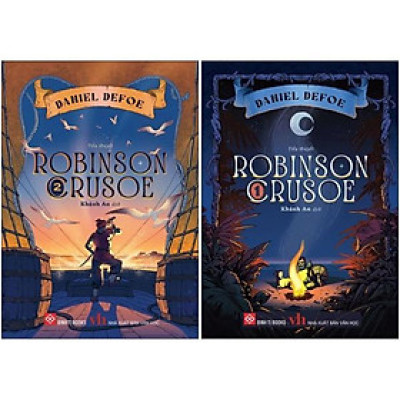 Bộ Sách Robinson Crusoe - Tập 1 + 2 (Bộ 2 Tập)