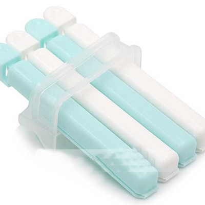 Bộ 7 kẹp miệng túi cao cấp kèm giá treo kẹp (3 kẹp 15.7cm và 4 kẹp 11.6cm) tặng 2 zipper 11cm