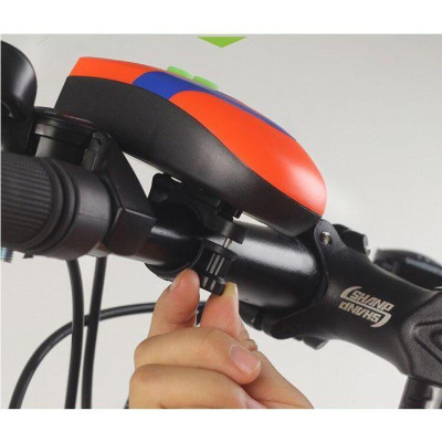 Đèn Chiếu Sáng Kiêm Còi Dành Cho Xe Đạp